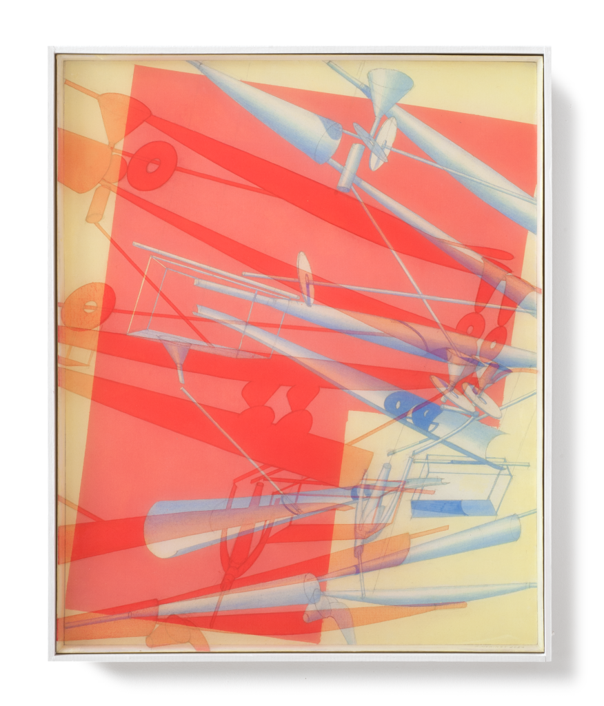 Bernard Moninot Point de rosée n°3 2020 Acrylique sur toile polyester et toile maroufée sur bois 50 x 40 x 2,2 cm.