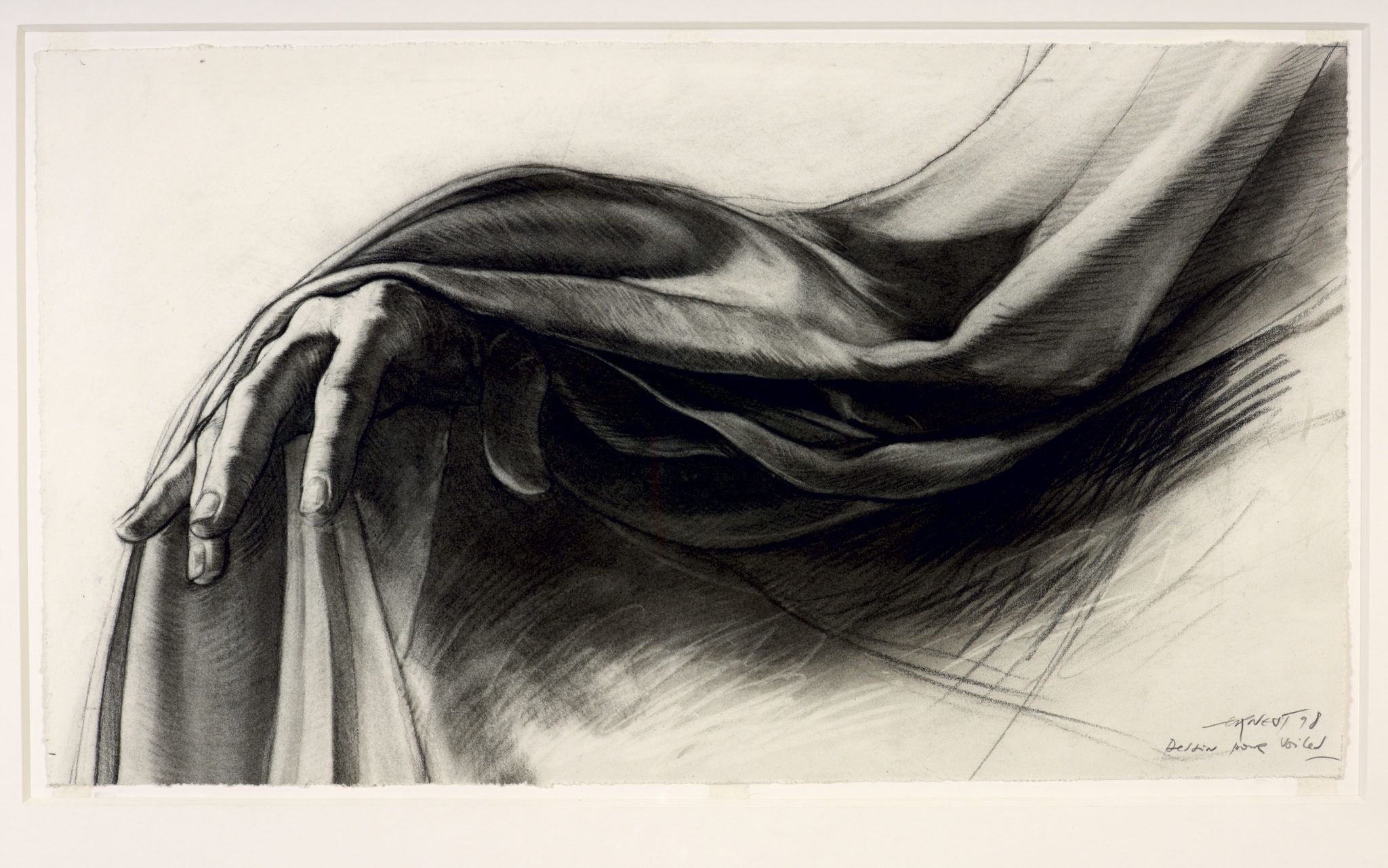 ernest-pignon-ernest-dessin-pour-voiles-1998-fondation-maeght